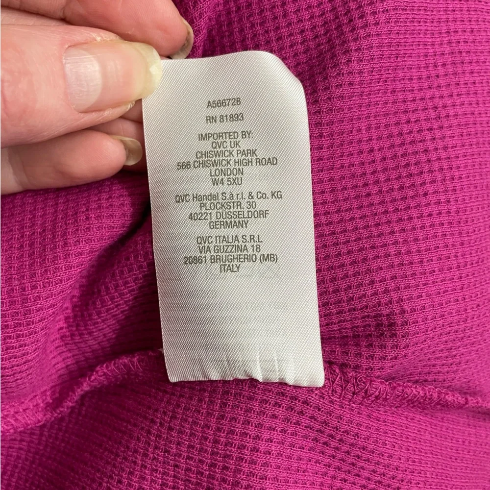 NWOT Mock neck waffle pullover shirt - Picture 5 of 8